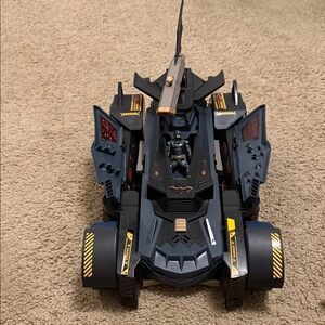 DC Comics Black and Yellow Batmobile with Figure